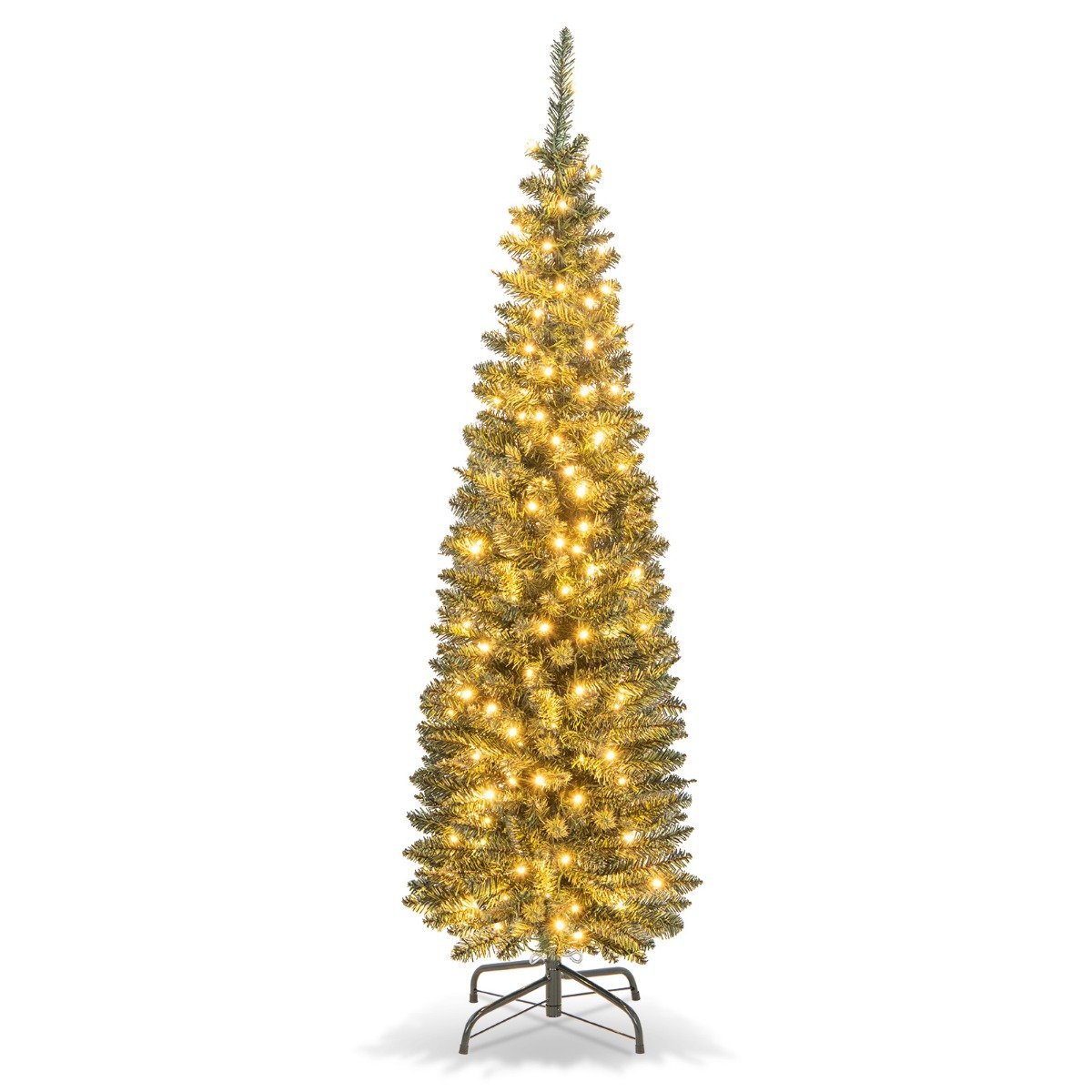 weihnachtsbaum-christbaum-cm24526-1_1_ 150 cm aukščio dirbtinė Kalėdų eglutė su 150 LED lempučių (Žalia)