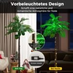 180 cm dirbtinė palmė su 309 LED lemputėmis (Žalia)