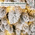 Dirbtinė Kalėdų eglutė su LED apšvietimu 150 cm (Žalia)
