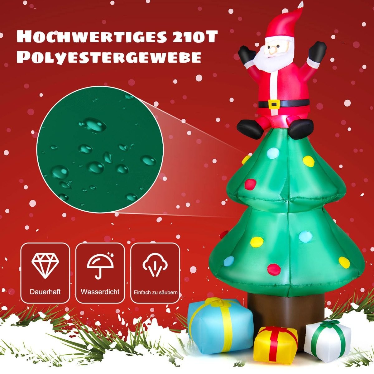 weihnachtsbaum-mit-weihnachtsmann-cm23966de_5_ Pripučiama eglutė su Seneliu ir LED apšvietimu (Žalia)