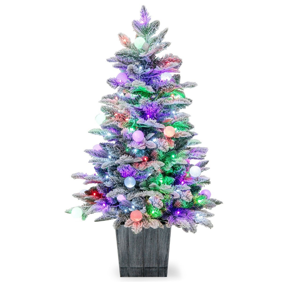 weihnachtsbaum-tannenbaum-11940_8_ Dirbtinė kalėdinė eglė su LED apšvietimu ir sniego efektu (Spalvota)