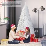 Dirbtinė kalėdinė eglė su 500 šakų 150 cm (Balta)