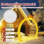 Kalėdinis šviečiantis LED portalas 313 cm (Šilta balta)