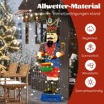 Kalėdinis stalo žaislas karininkas 185 cm (Įvairiaspalvė)