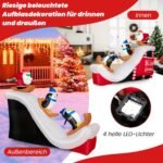 Pripučiama Kalėdinė Dekoracija su LED apšvietimu (Įvairiaspalvė)