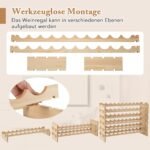 Modulinis vyno stovas 60 buteliams (Natūrali)