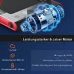 2 viename sulankstomas bėgimo takelis su programėle ir nuotolinio valdymo pulteliu (Raudona)