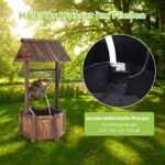 Sodo fontanas su vandens kriokliu (Ruda)