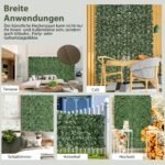 Dirbtinė augalų tvora 300x100 cm privati vėjo pertvara (Žalia)