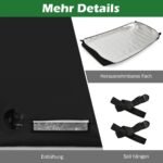 Augimo palapinė augalams 120 x 60 x 180 cm (Juoda)