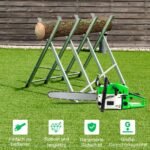 Sulankstomas plieninis rąstų laikiklis 100 kg laikomosios galios (Sidabrinė)