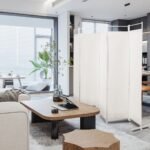 Sulankstomas 6 skydų pertvarų rinkinys (Balta)