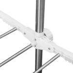 Pastatoma ištraukiama skalbinių džiovykla su ratukais