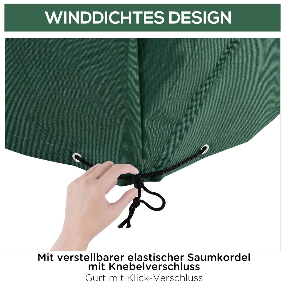 Apsauginis sodo baldų užvalkalas iš 600D Oksfordo audinio 135x135x75 cm