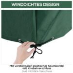 Apsauginis sodo baldų užvalkalas iš 600D Oksfordo audinio 135x135x75 cm