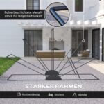 Sulankstoma lauko motociklo pavėsinė su ventiliacija