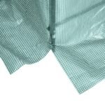 Plėvelinis šiltnamis 245x200x198 cm su cinkuoto plieno rėmu, durimis ir 4 vėdinimo langais