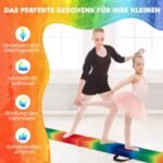 Sulankstomas gimnastikos sijonukas su rankenomis (Vaivorykštinė)