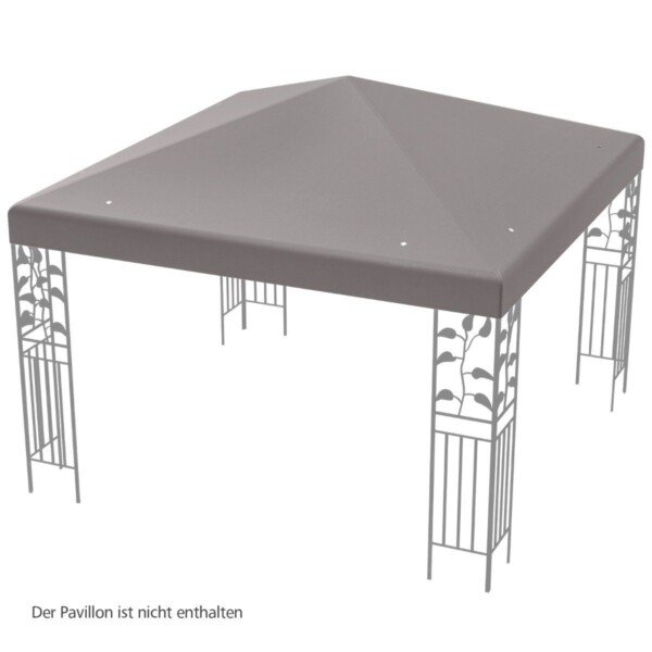 Paviljonų stogo uždangalas 300x300 cm (Pilka)