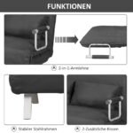 Dvivietė veliūrinė sofa-lova su reguliuojamu atlošu