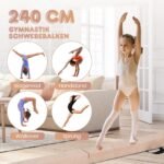 Sulankstomas 240 cm gimnastikos balanso sijonas (Ruda)
