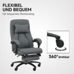 Biuro kėdė su USB vibraciniu masažu