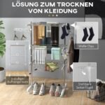 Mobilus sulankstomas trijų aukštų skalbinių džiovintuvas