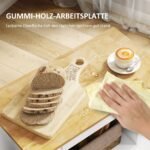 Virtuvės vežimėlis su darbo stalviršiu ir vyno laikikliais