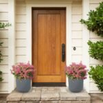 Dekoratyviniai lauko vazonai (2 vnt.) (Pilka)