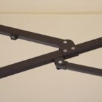 Dvigubas skėtis nuo saulės su rankiniu atidarymu