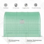 3 aukštų tinklinis šiltnamis su durimis