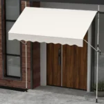 Reguliuojamo aukščio markizė be gręžimo 250 cm (Balta)