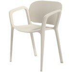 Plastikinės sudedamos lauko kėdės