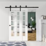 Slankiojančių durų furnitūros komplektas, 200 cm, iki 90 kg