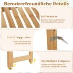 Trijų aukštų bambukinė lentyna virš unitazo (Natūrali)