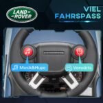 Licencijuotas Land Rover 6V vaikų elektromobilis su važiavimo ir stūmimo režimu