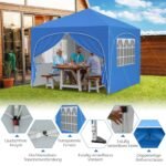 Sulankstomas 3x3m paviljonas lauko renginiams (Mėlyna)