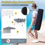 Slenkstinis sodo paviljonas 3x3 m atsparus vandeniui ir UV spinduliams (Pilka)