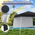 Sulankstomas paviljonas 3x3 m (Juoda)