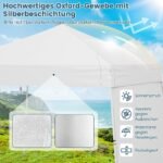 Pop-up paviljonas lauko renginiams 430 x 280 cm (Balta)