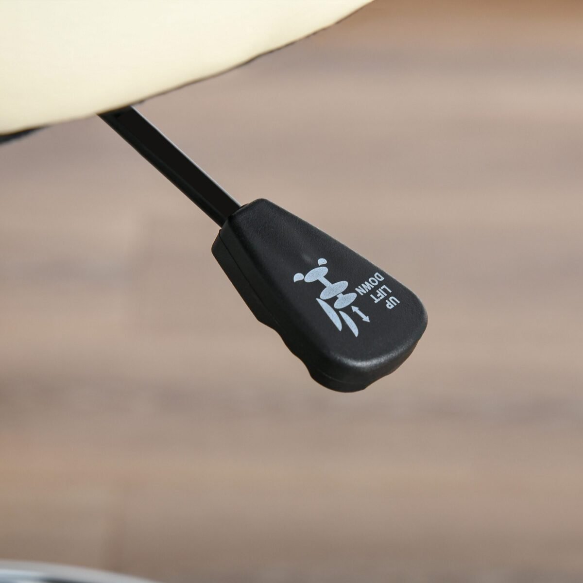 Reguliuojamo aukščio sukamoji baro kėdė su ratukais ir atlošu