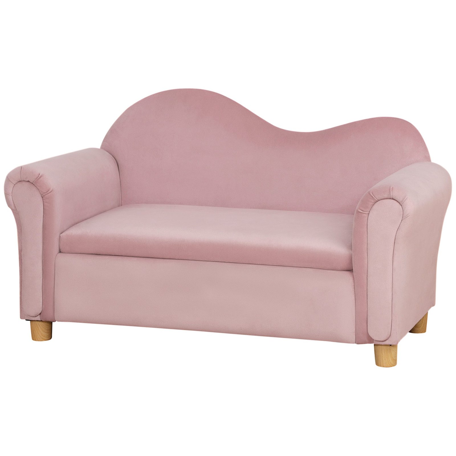 Dvivietė vaikų sofa su daiktadėže 3-5 m. vaikams Dvivietė vaikų sofa su daiktadėže 3-5 m. vaikams