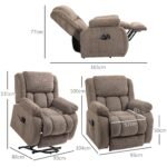 Elektrinis masažinis krėslas su atlošo reguliavimu ir atramos funkcija