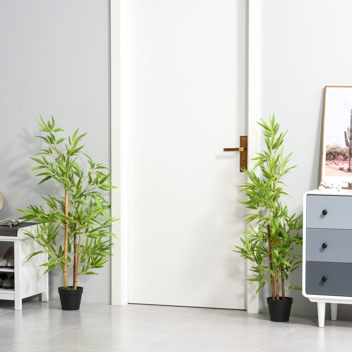Dirbtinis bambukas su vazonu 120 cm