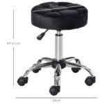 Salono taburetė reguliuojamo aukščio su aksominiu apmušalu