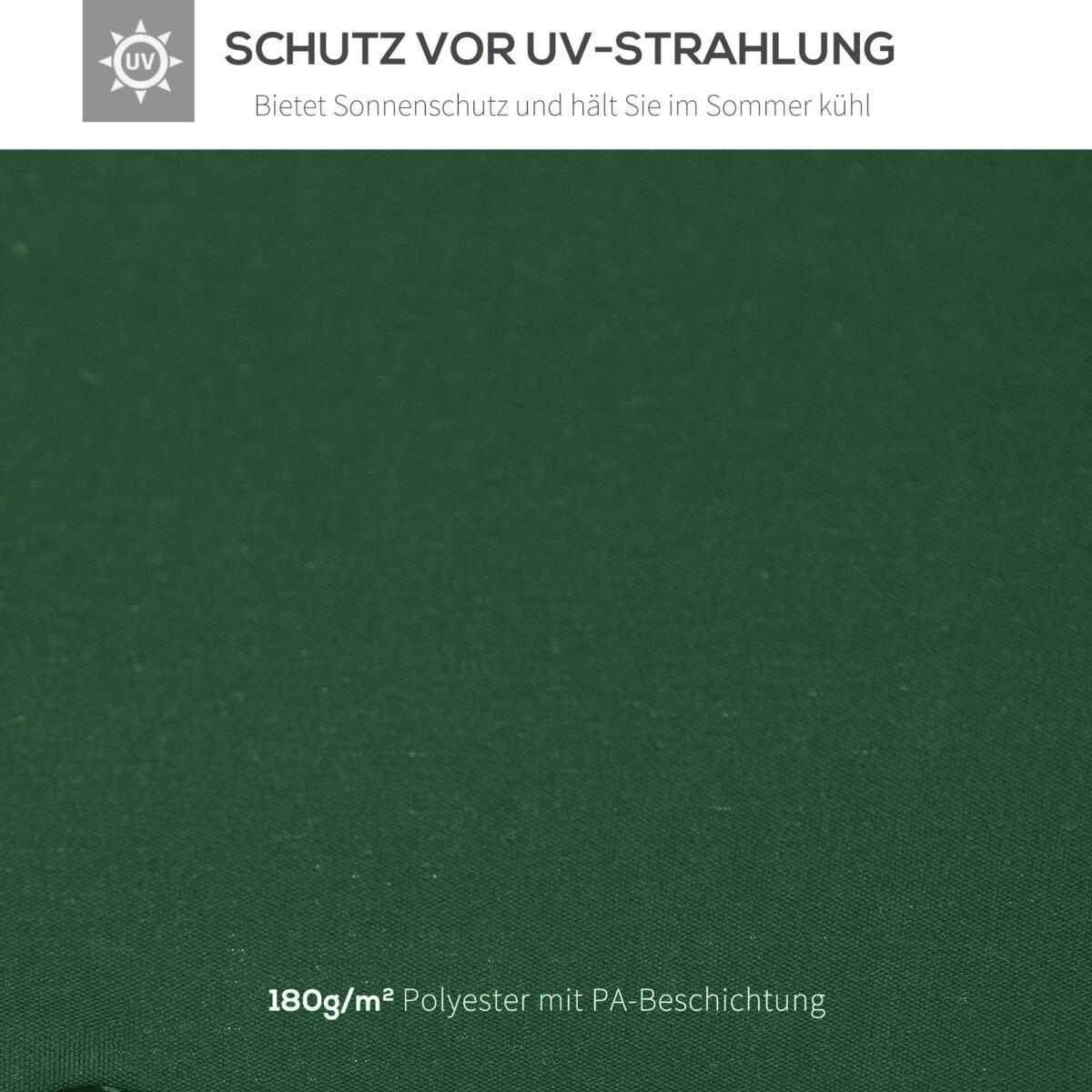Vandeniui atsparus sodo paviljono atsarginis stogas 3x3 m