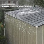 Sandėliavimo namelis su šlaitiniu stogu ir pamatais 2,81 m²