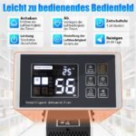 Pramoninis oro sausintuvas su 73 L/parą našumu ir 24 valandų laikmačiu (Balta)