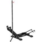 Reguliuojamas dviračio stovas vertikaliam ir horizontaliam laikymui, tinkantis iki 8 cm pločio padangoms