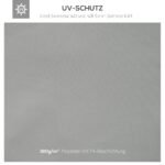 3x4 m paviljonui skirtas atsparus vandeniui pakaitinis stogas su dviejų lygių konstrukcija